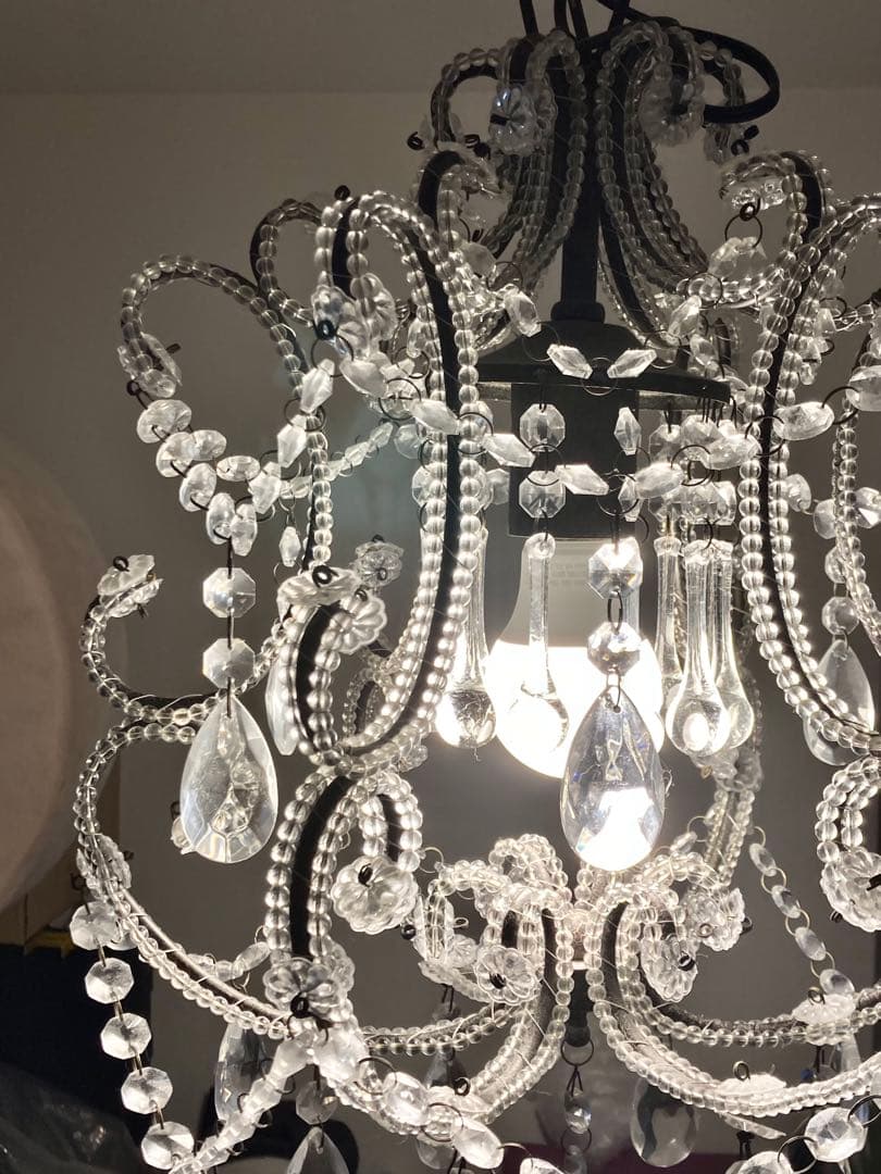 【専用】サラグレース シャンデリア 1灯Juliaシャビーグレー LED