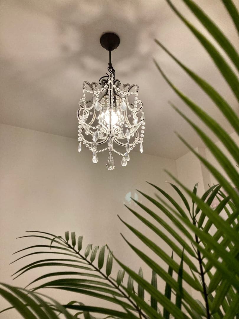 【専用】サラグレース シャンデリア 1灯Juliaシャビーグレー LED