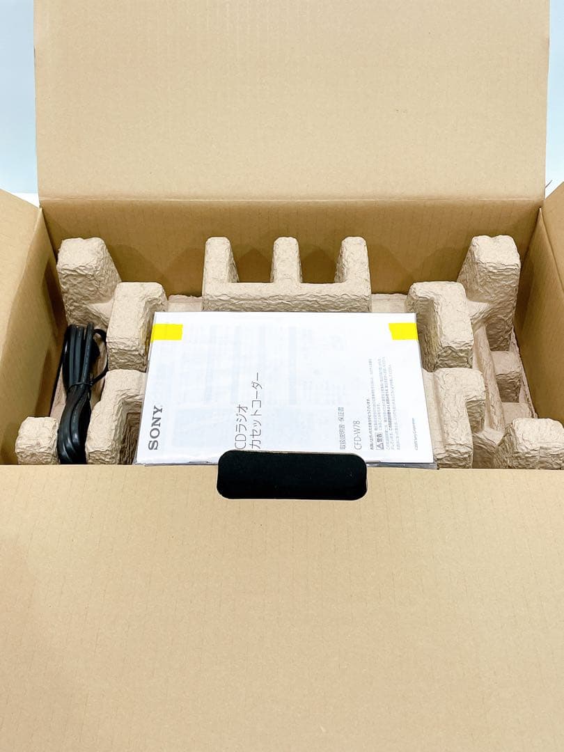 希少 未開封品 SONY CFD-W78(S) CDラジカセ Wカセット