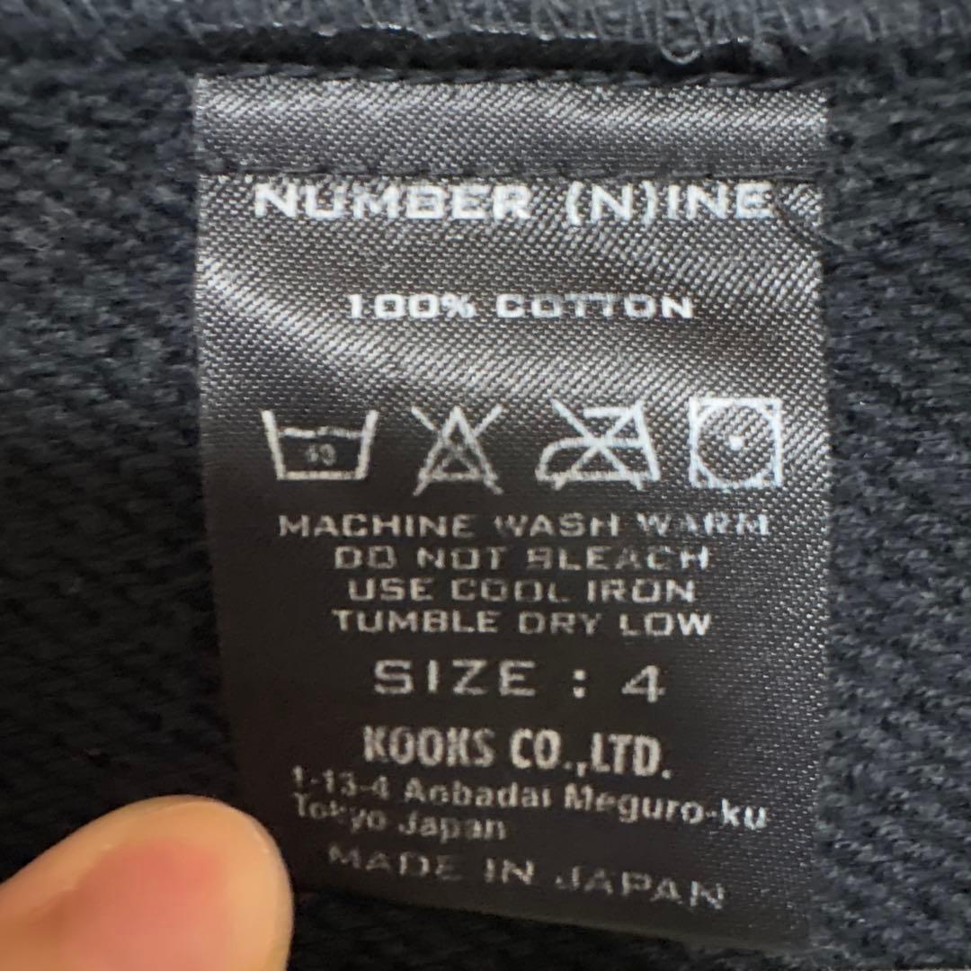 ナンバーナイン　ミッキーマウスプリント トレーナー　サイズ4（L）