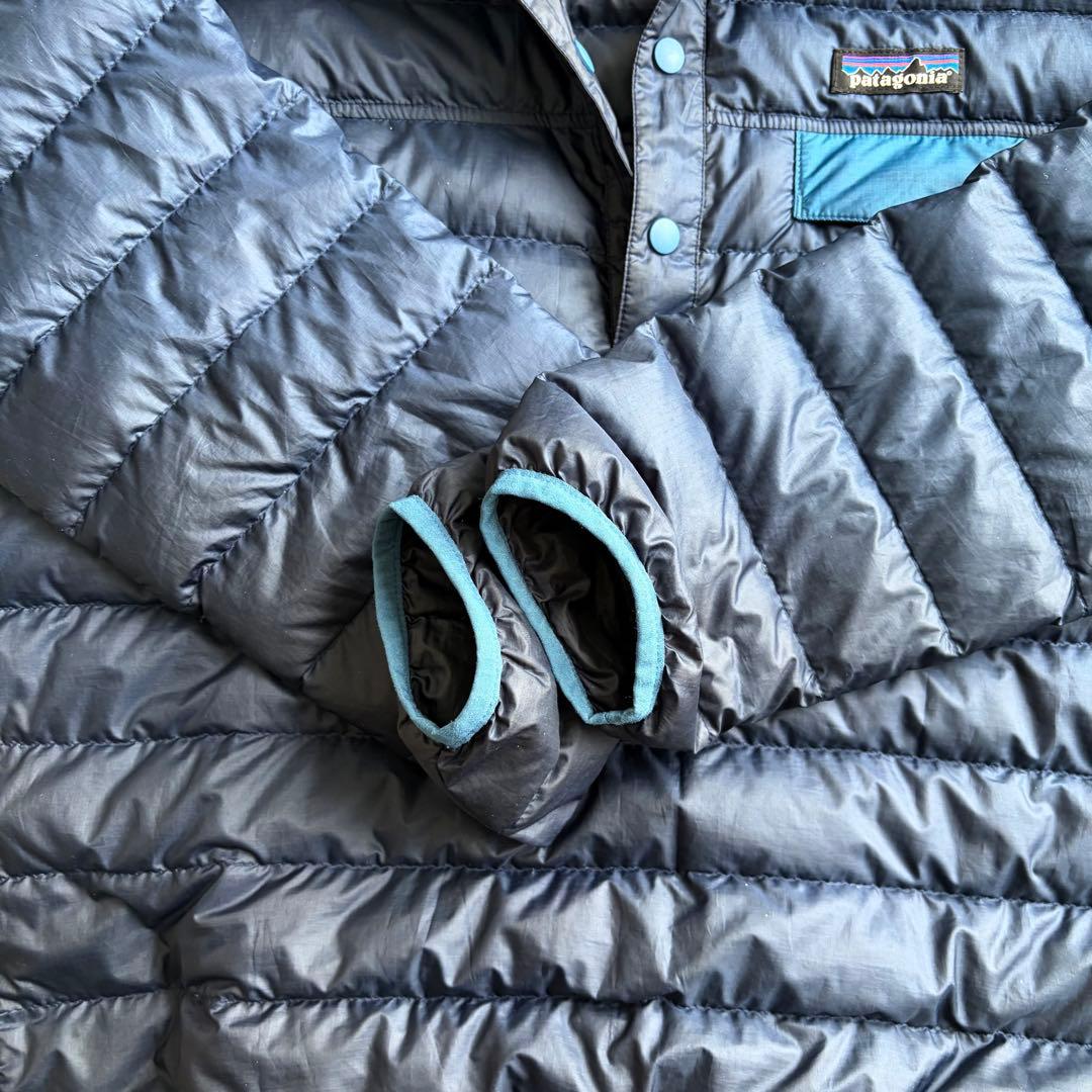 patagonia ダウン スナップT プルオーバー ダウン メンズS
