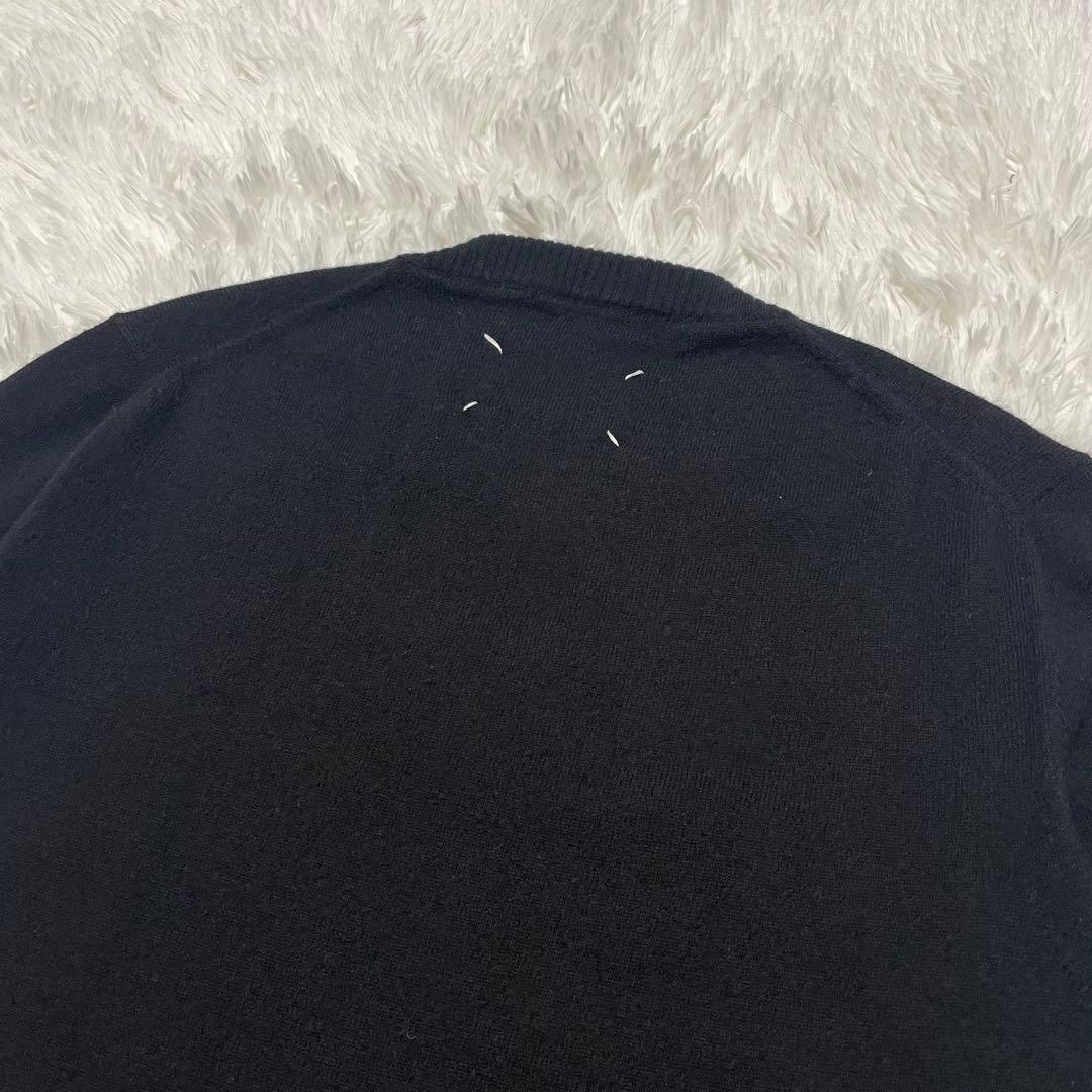 マルジェラ 2016AW エルボーパッチ ウール ニット ブラック Mサイズ