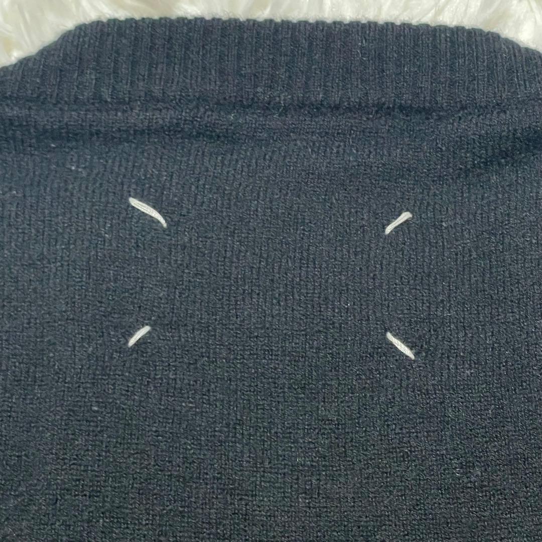 マルジェラ 2016AW エルボーパッチ ウール ニット ブラック Mサイズ