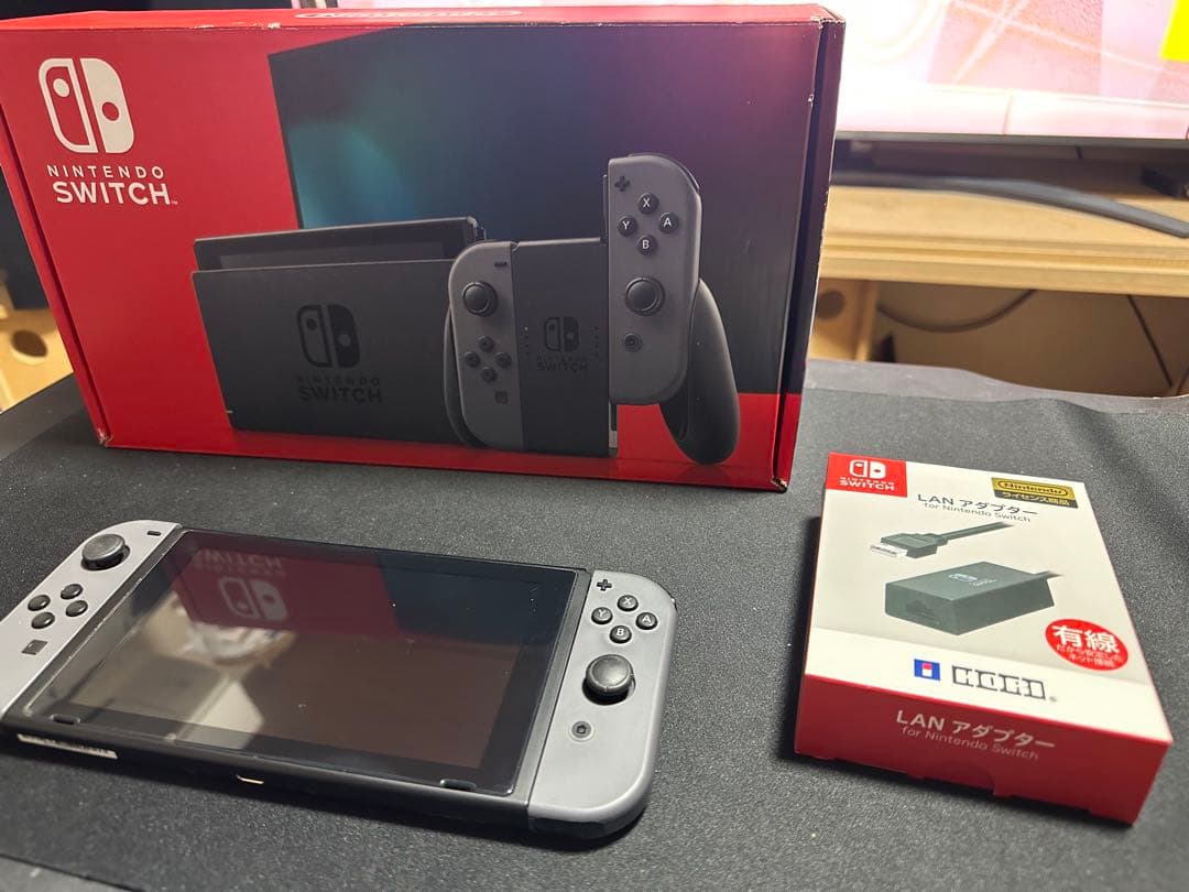 Switch 本体 グレー LANアダプター付