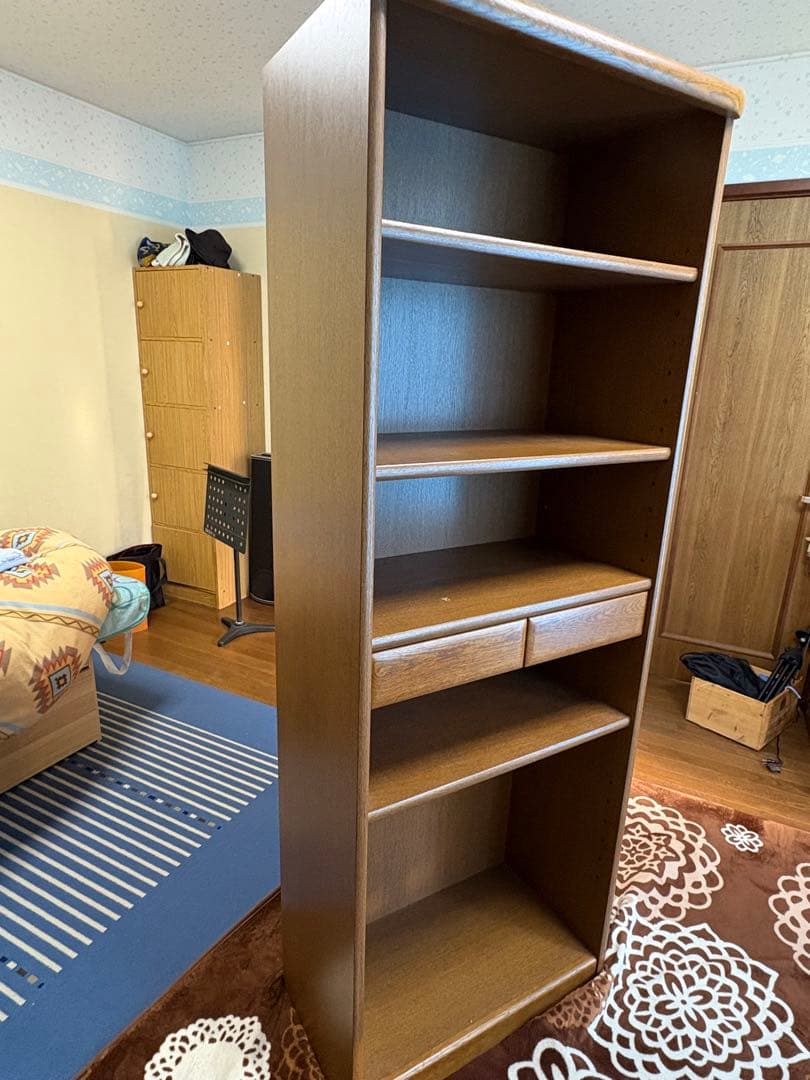 更に値値下げ❗️浜本工芸　オープンラック　本棚　楢材