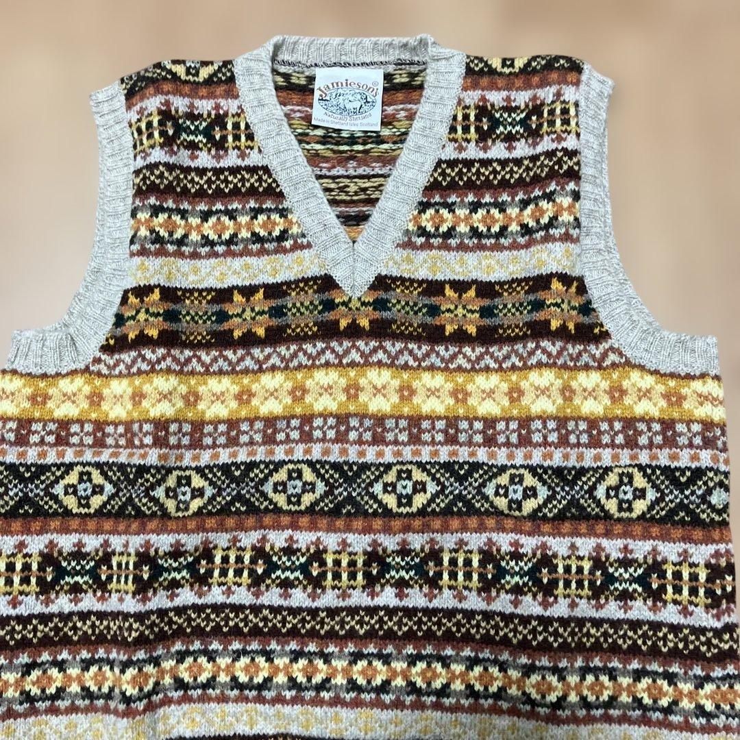 Jamieson's ジャミーソンズ フェアアイル ウールベスト