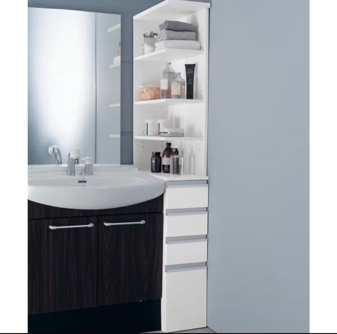 2/8処分‼️ 最終値下げ‼️ベルメゾン 隙間サニタリーラック オープンタイプ G