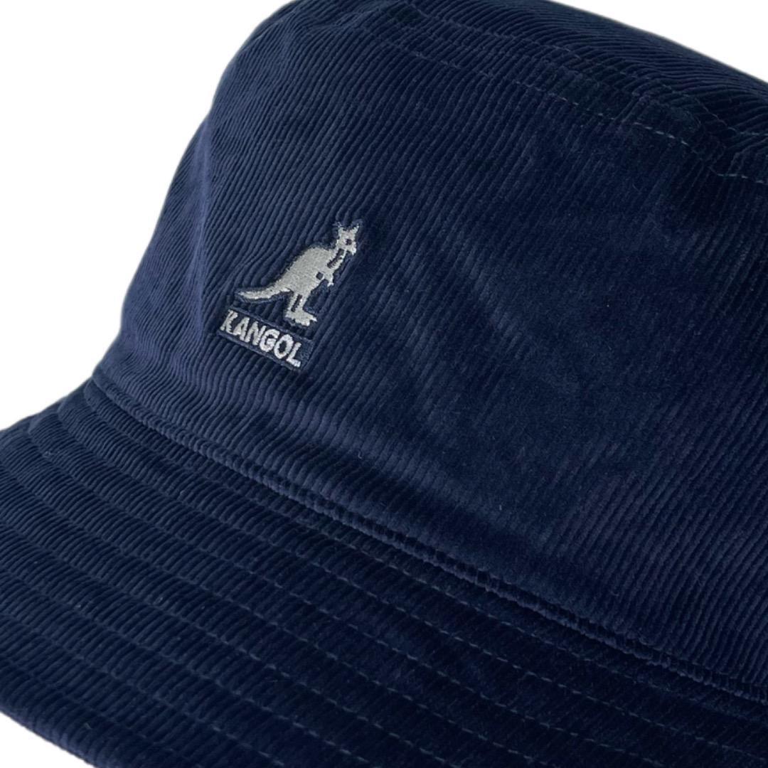 SALE❄️BIGサイズ　KANGOL　コーデュロイ　ハット　紺色　XLサイズ