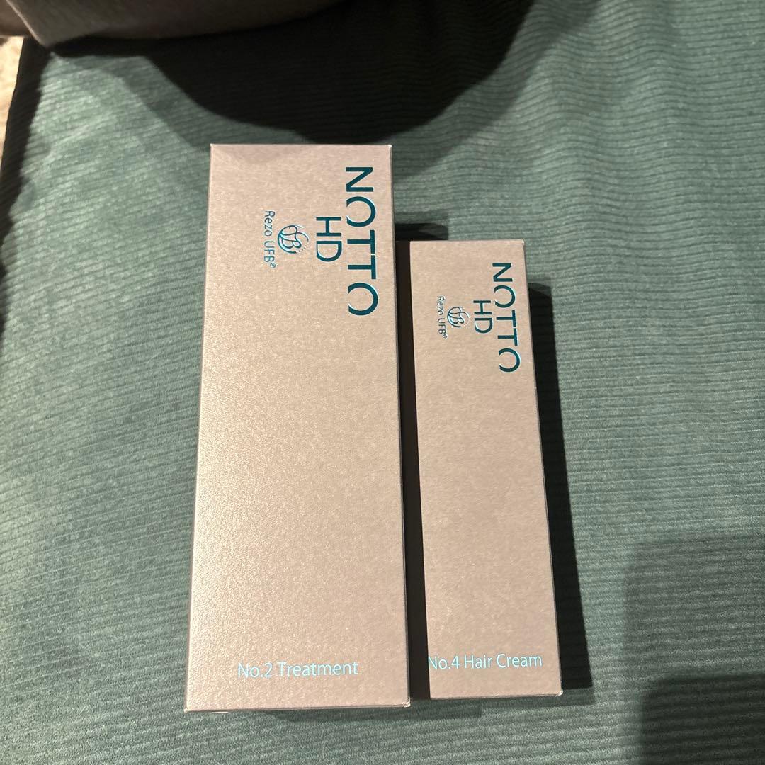 NOTTO HD No.2トリートメント & No.4ヘアクリーム