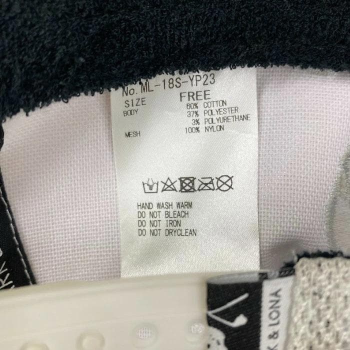 超美品 マーク＆ロナ スカル刺繍 迷彩 メッシュ キャップ 帽子 ゴルフ