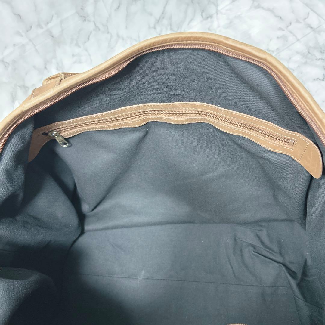 コーチ 0502 ボストンバッグ ブラウン レザー