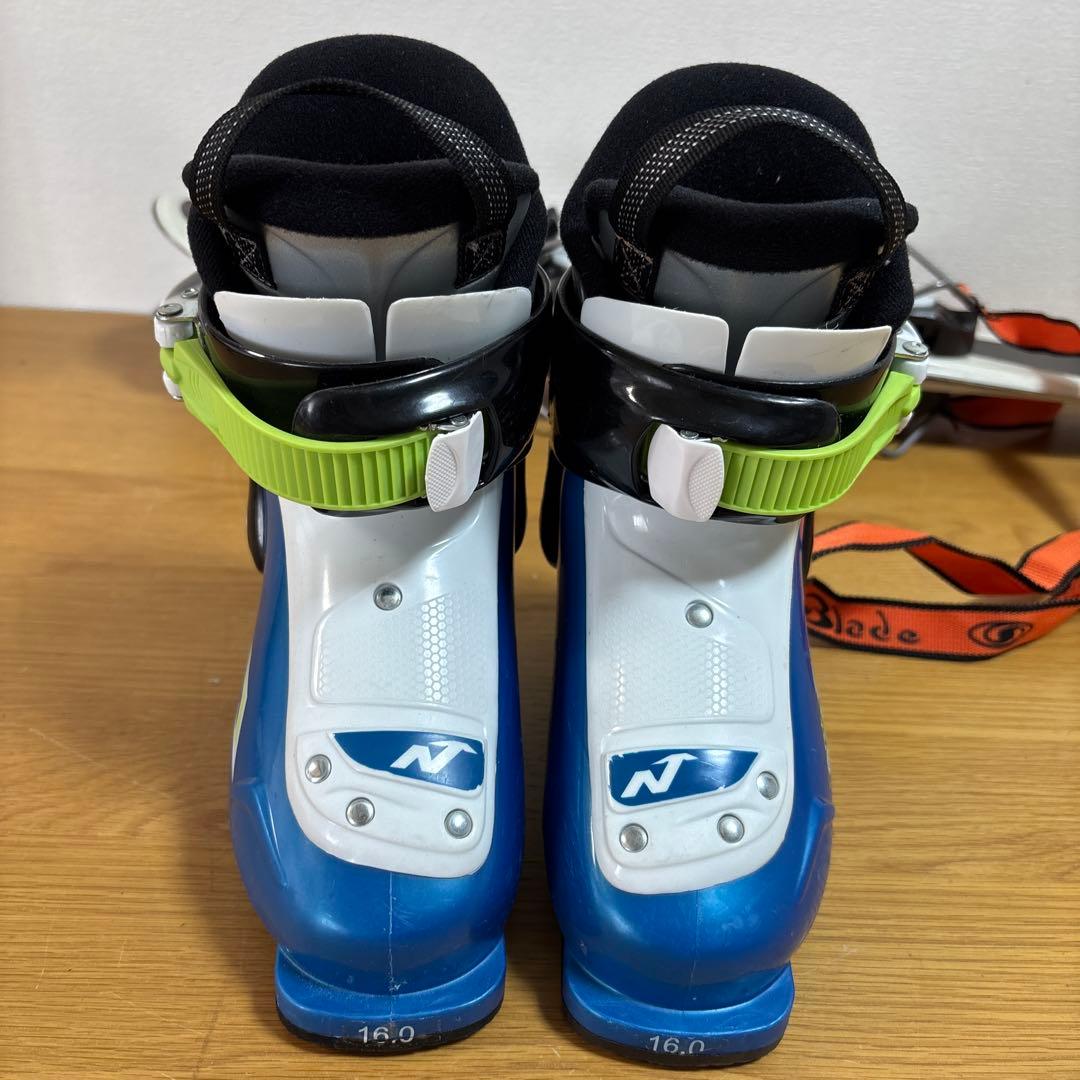 男の子　ジュニアスキーセット　SALOMON 16-17.5cmブーツ付