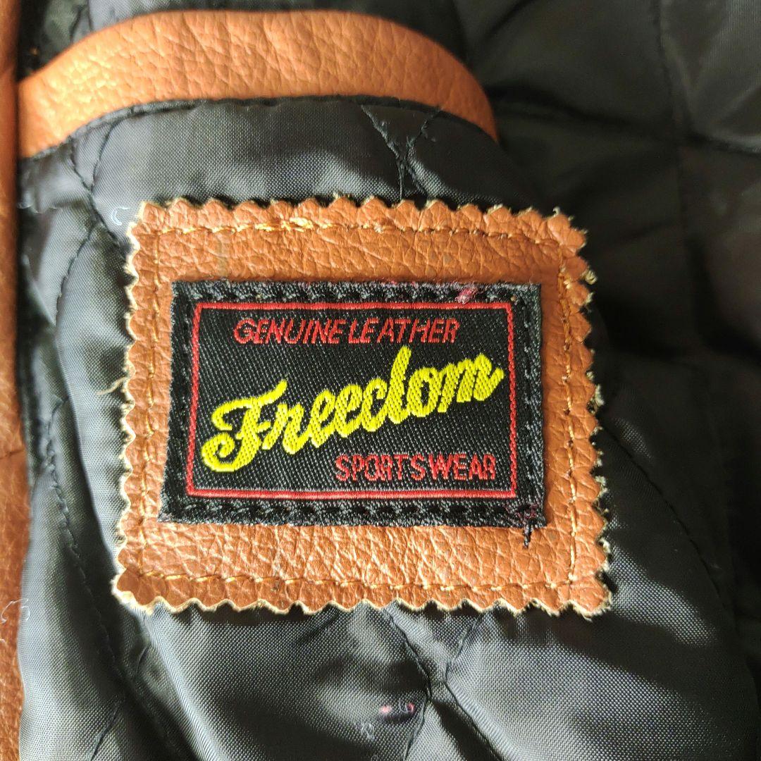 FREEDOM レザージャケット　ブラウン　フリーダム ライダース
