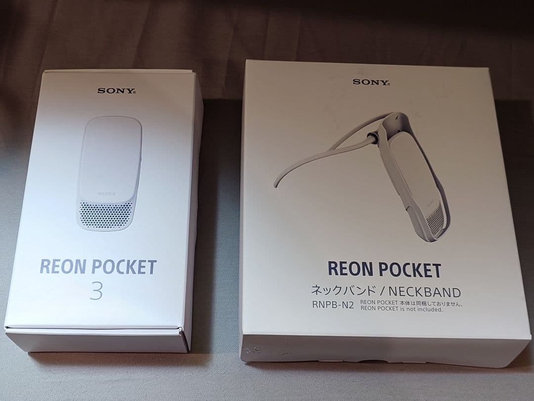 Sony Reon Pocket3 ネックバンド付き レオンポケット着るエアコン