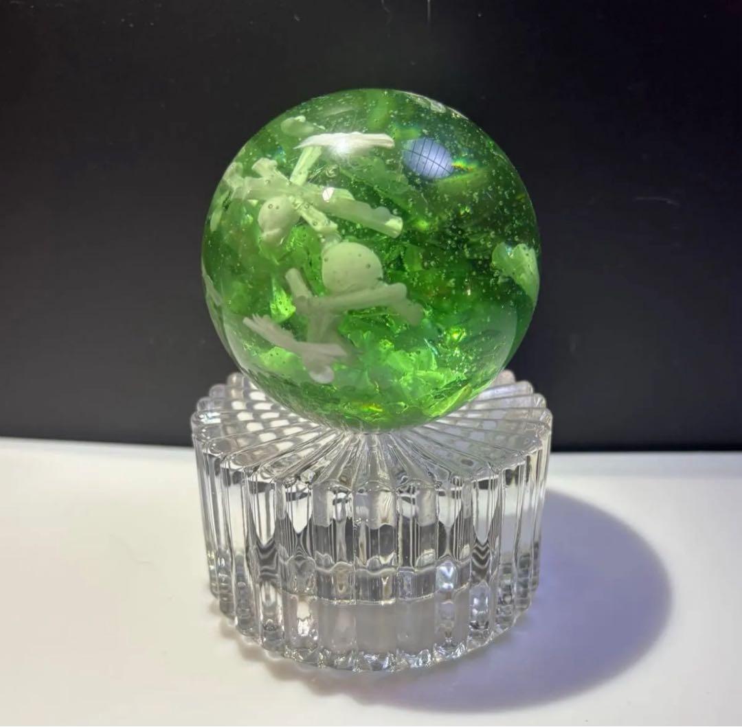 グリーンラリマー　スフィア　約69.0㎜ パワーストーン　丸玉