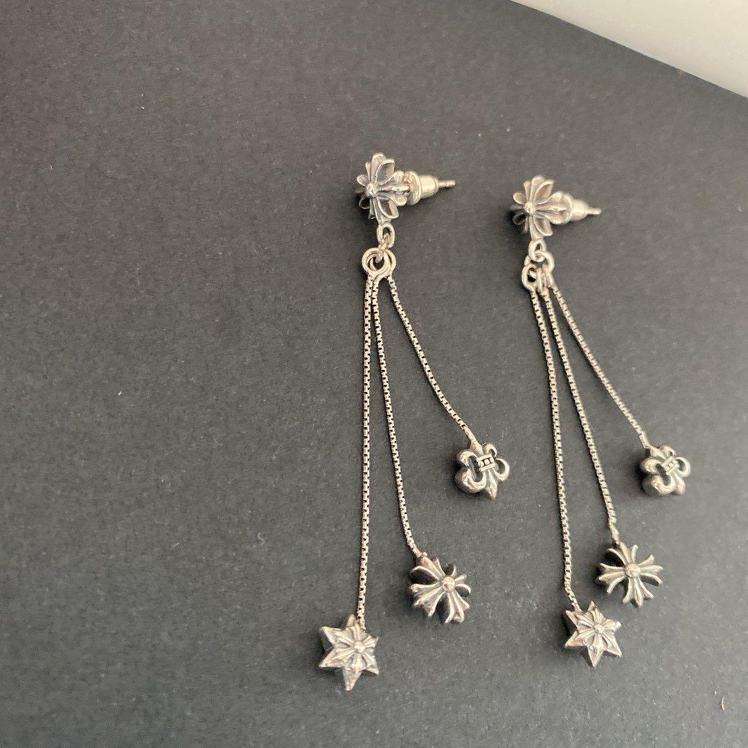 シルバー925 ピアス JOJOイヤリング ジョジョピアス クロスピアス