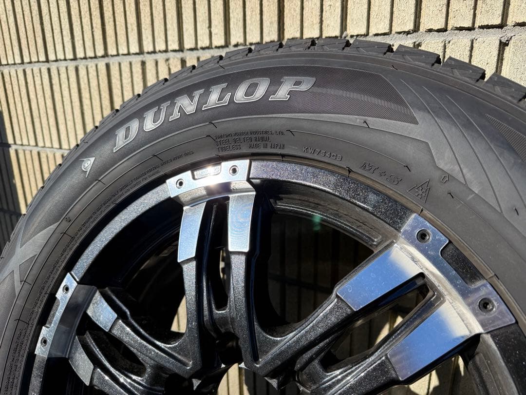 バリ溝　プラド 265/60/18ダンロップスタッドレス