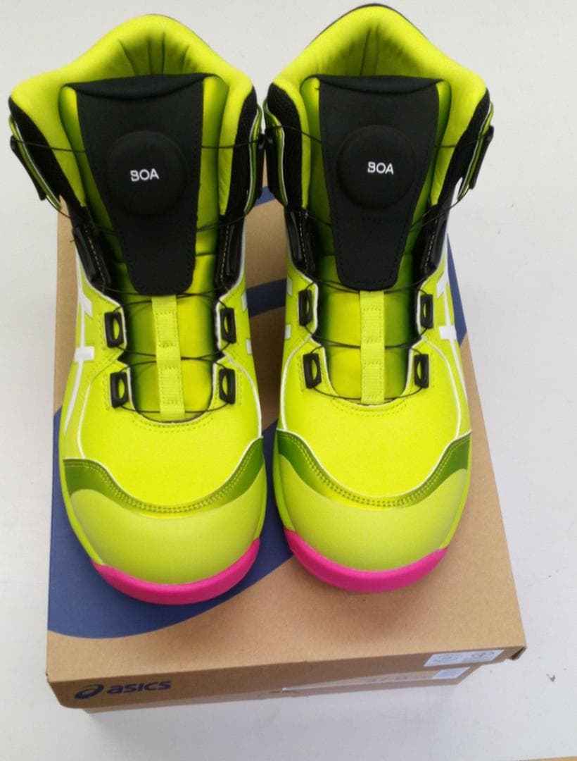 sgw828様用アシックス CP304 BOA ネオンライムホワイト 27.0