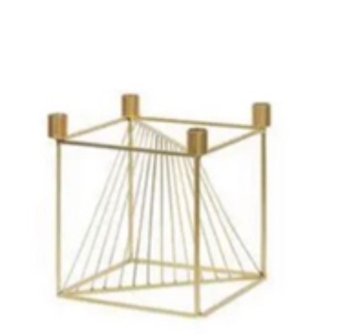 キャンドルホルダー　ゴールド