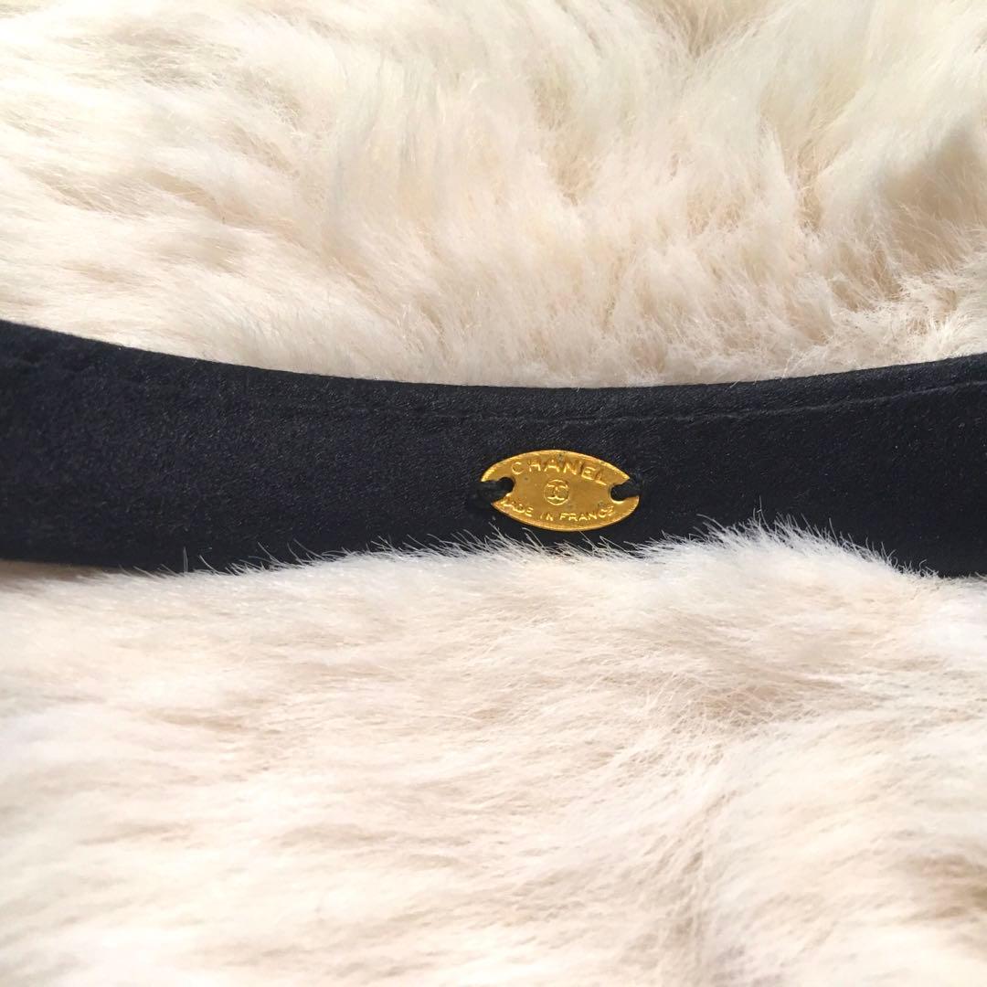 【箱あり美品】CHANEL/リボンカチューシャ/ヘアバンド/クラシック/レトロ