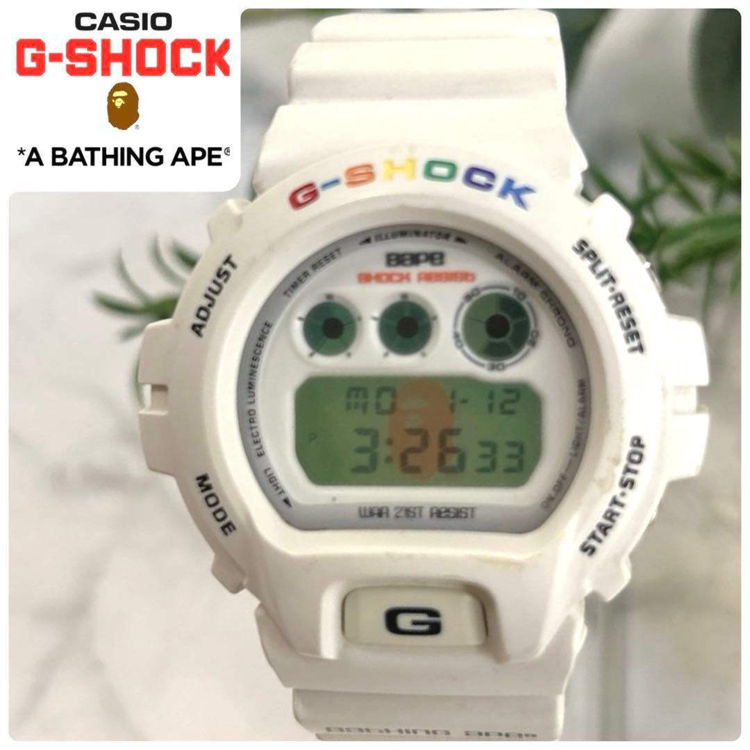 超激レア✨Gショック　エイプ コラボ　限定　クロノグラフDW -6900 腕時計