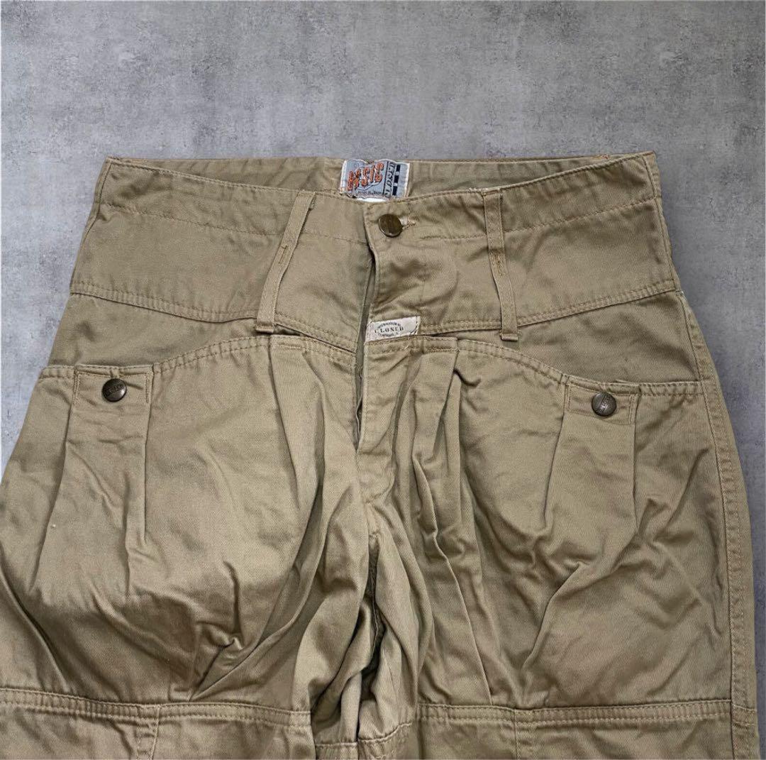 パンツ archive CLOSED Double Belt Wide Pants