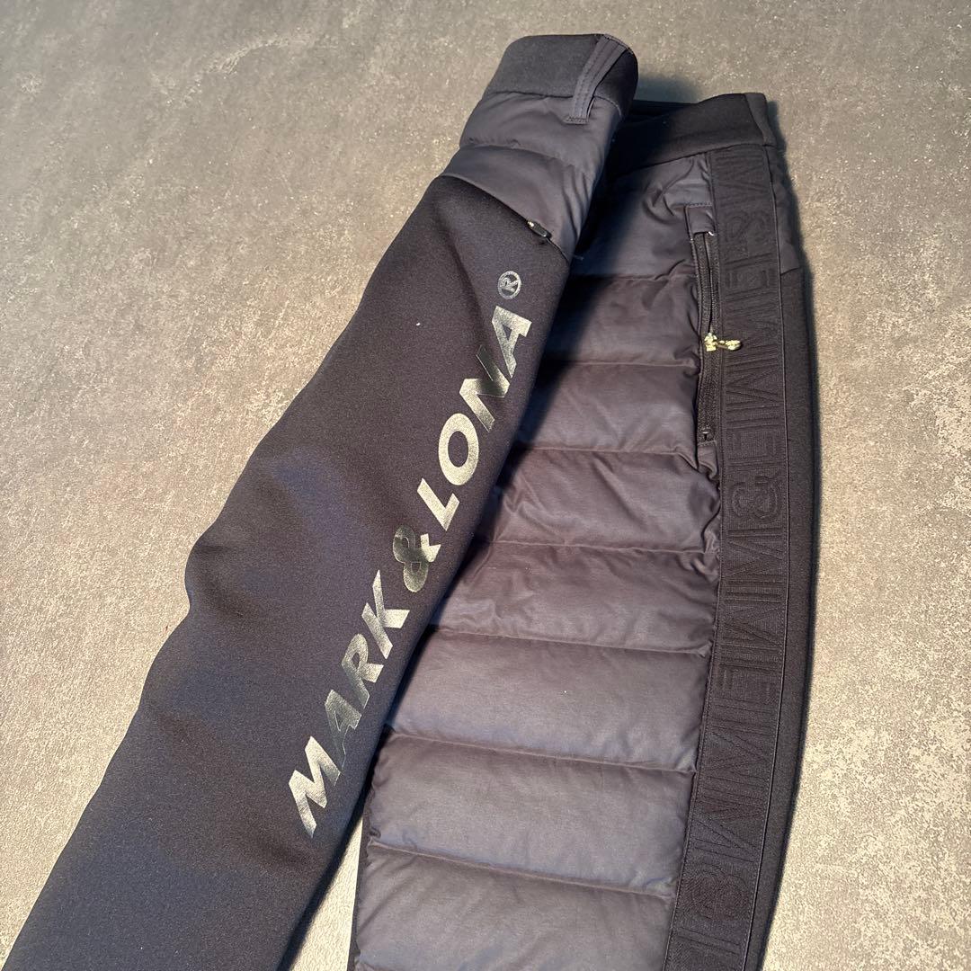 マークアンドロナ　ブラックダウンパンツ　美品❗️