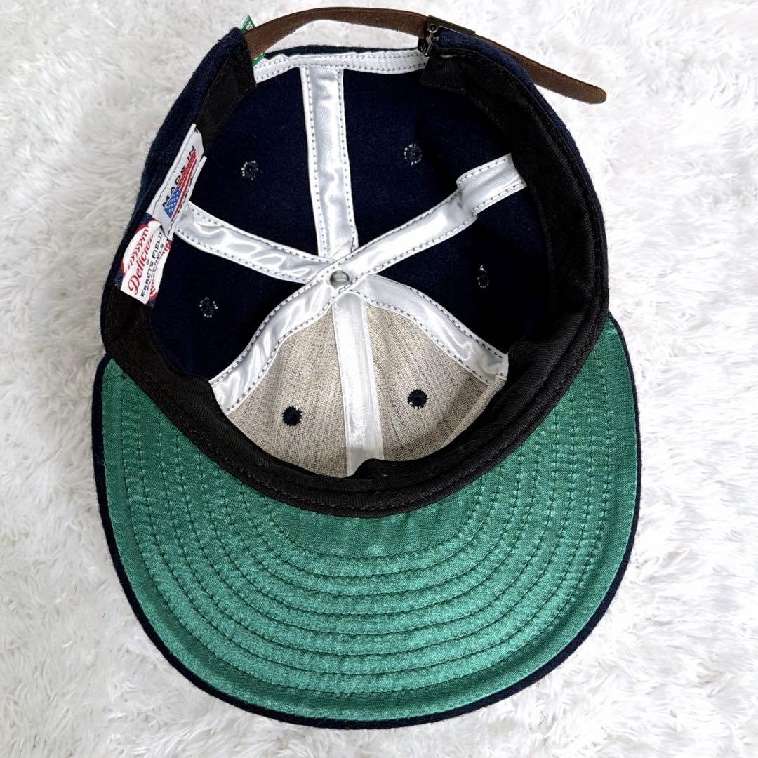希少✨ delicious 仙台 キャップ ebbets field 帽子 紺色