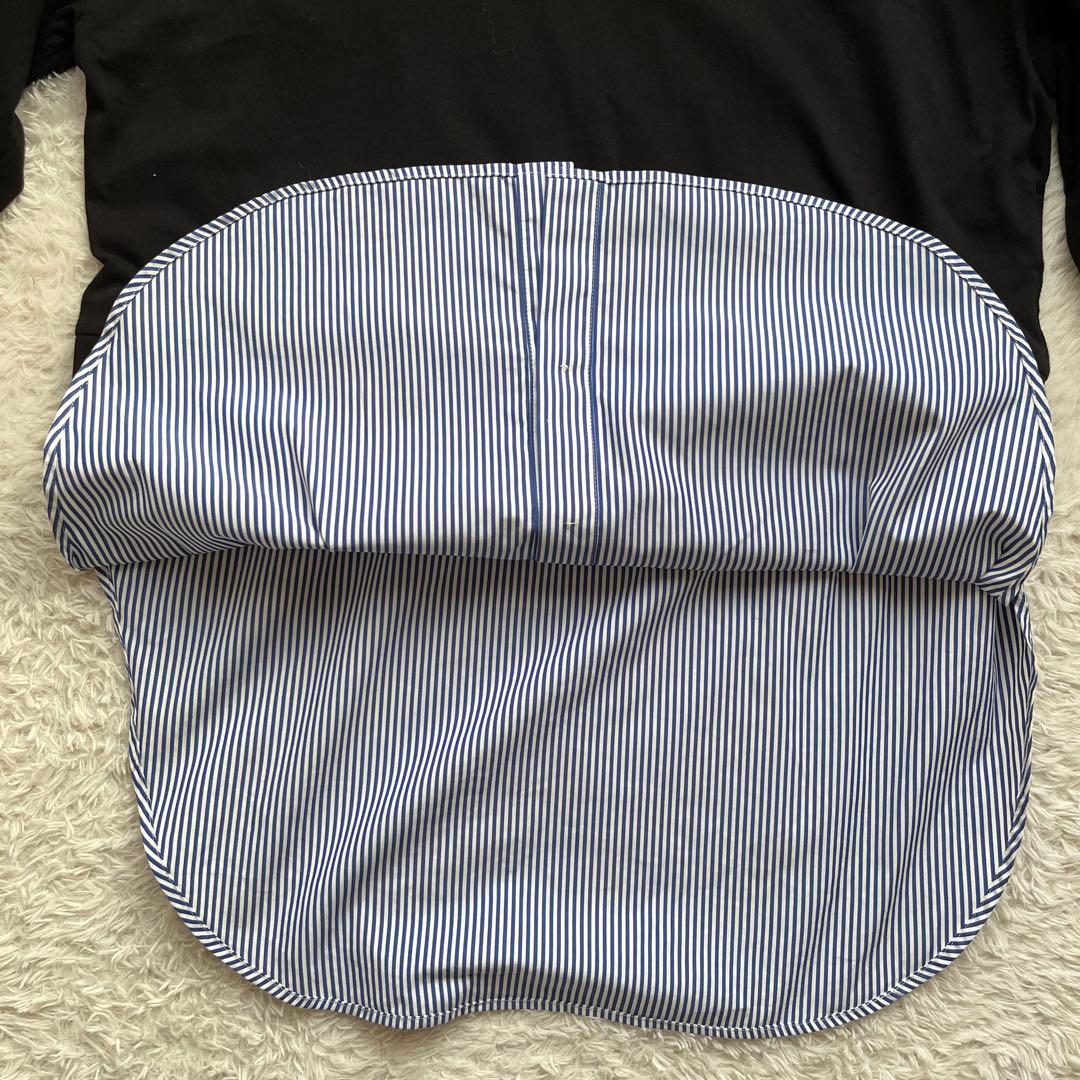 2024AW エンフォルドSHIRT LAYERED LONG-SLEEVE T