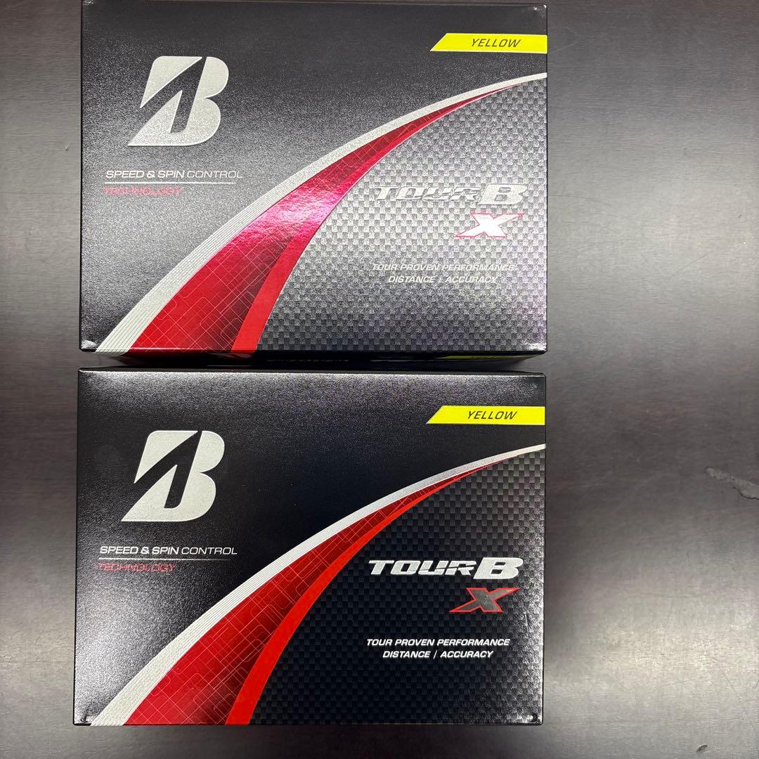 ブリヂストン TOUR B X ゴルフボール イエロー　2ダース