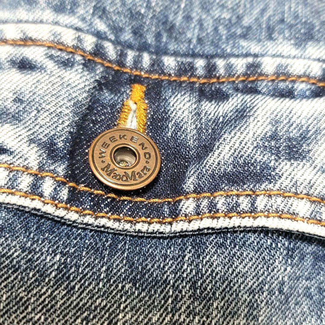 美品 WEEKEND MAX MARA デニムジャケット ショート丈 短丈