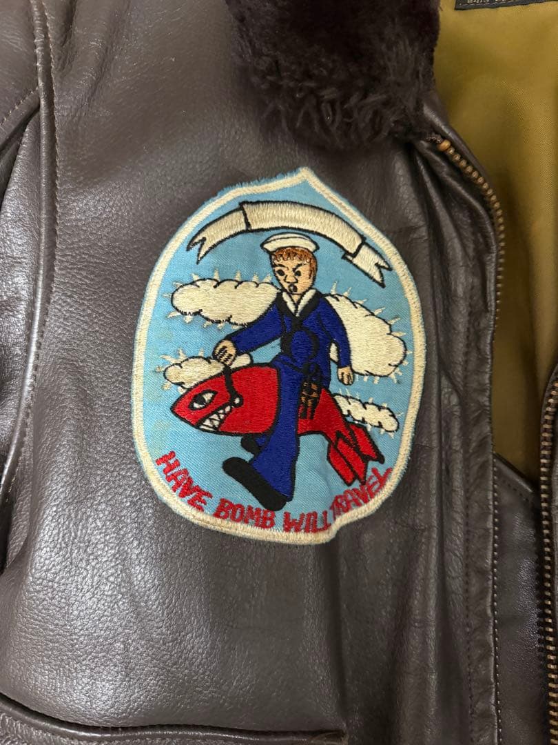 フライトジャケット　G-1 ダークブラウン　42 レザー