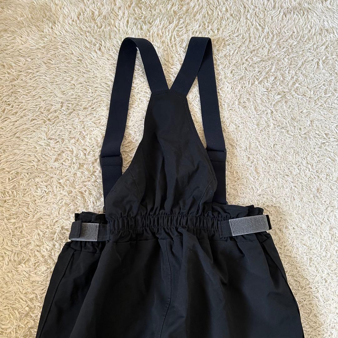 デサント❣️スキーウエア 中綿パンツ サスペンダー付き　 黒 スキーパンツ　撥水