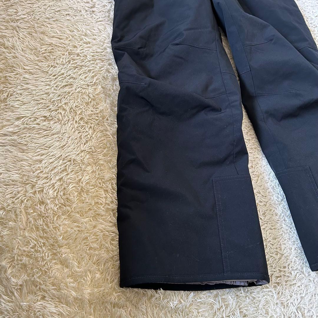 デサント❣️スキーウエア 中綿パンツ サスペンダー付き　 黒 スキーパンツ　撥水