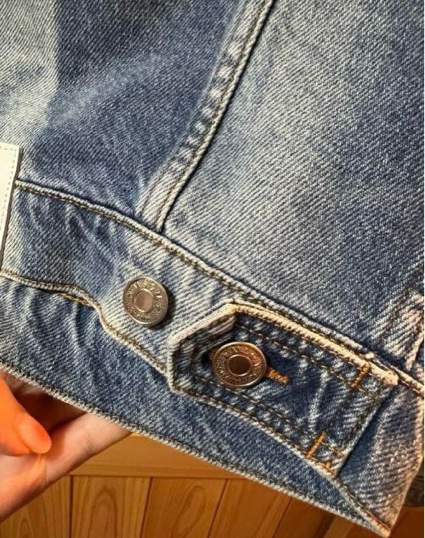 MSGM デニムジャケット Gジャン　ライトブルー