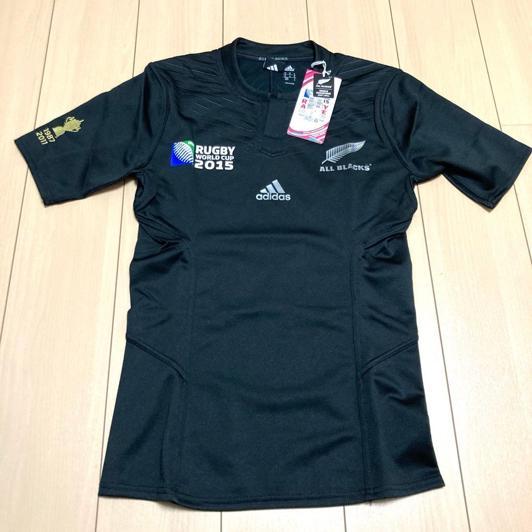 ラグビー　WC RWC2015 オールブラックスホームオーセンティックジャージ