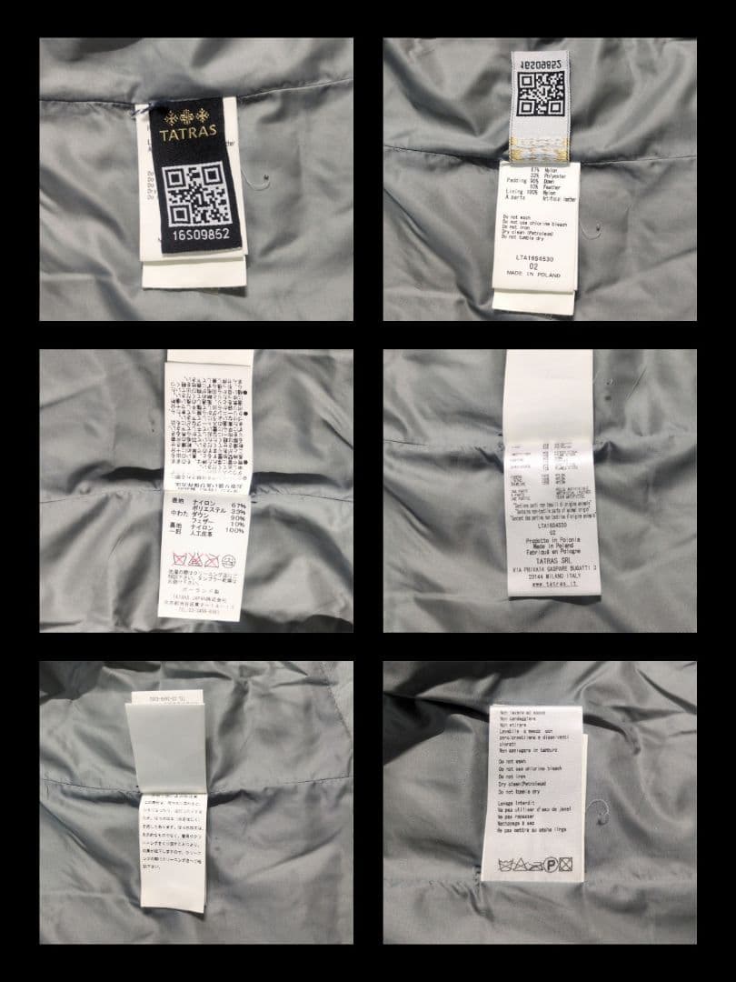 ジャケット・アウター TATRAS BIVERA Fooded down vest