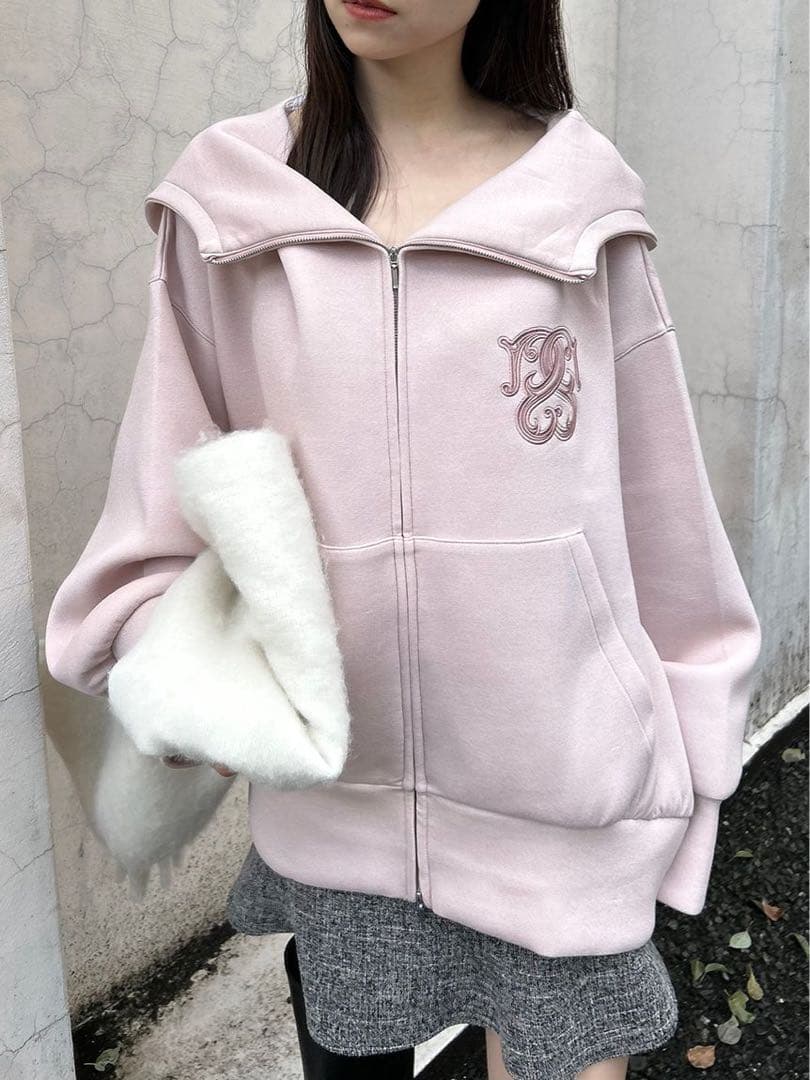 SNIDEL ボリュームパーカー♡ピンク新品タグ付き