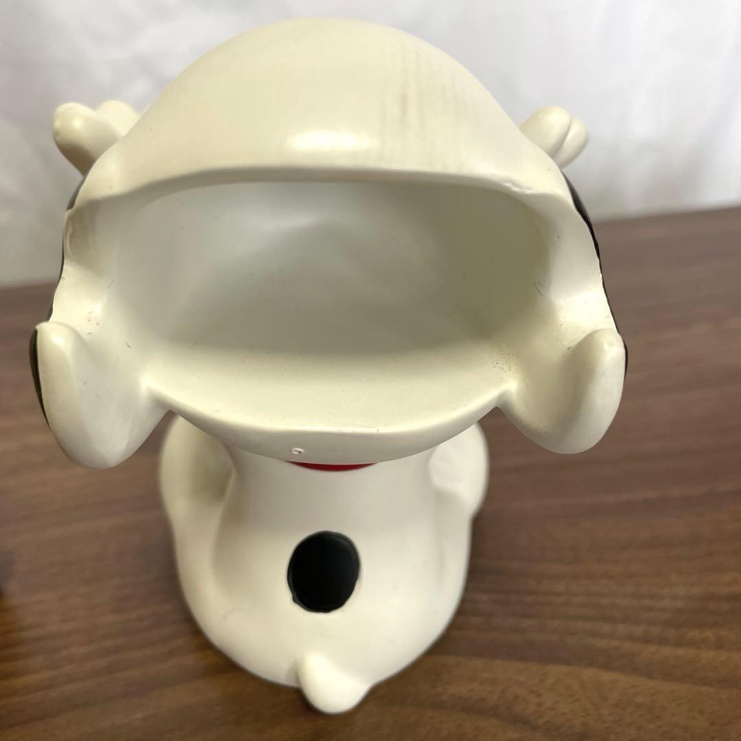 廃盤 スヌーピー＆チャーリーブラウン 陶器 メガネ置き 2体セット