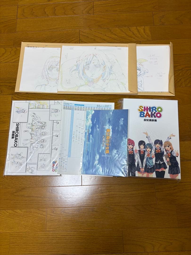 SHIROBAKO　設定資料集&原画集セット
