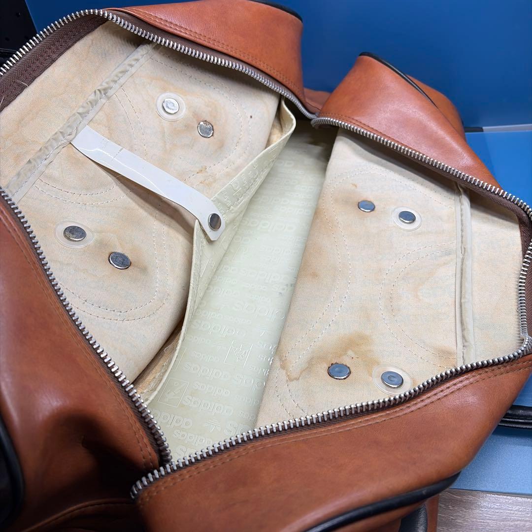 【激レア】adidas ボストンバック　ヴィンテージ 70s 合成皮革 日本製