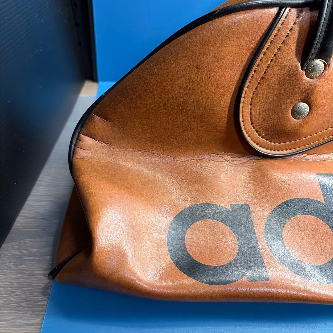 【激レア】adidas ボストンバック　ヴィンテージ 70s 合成皮革 日本製