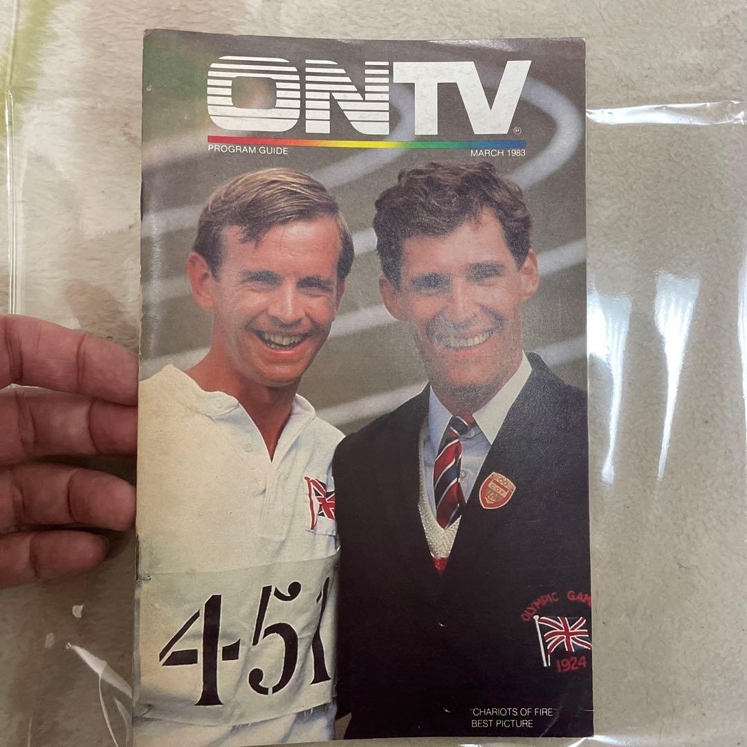 【美品】ONTV 1983年3月　アメリカテレビ番組表