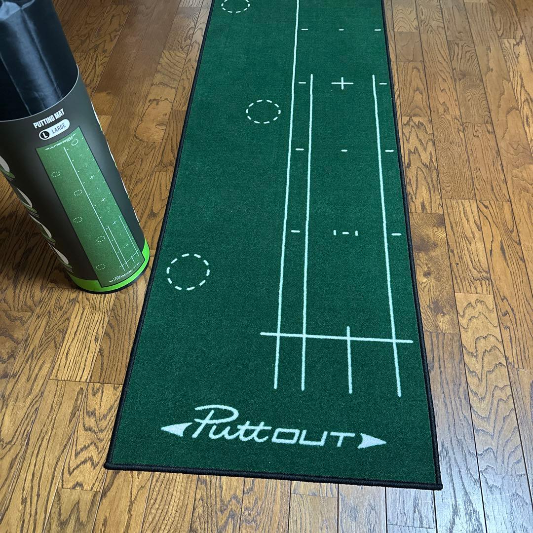 【値下げ】PuttOUT(パットアウト)　ラージパターマット