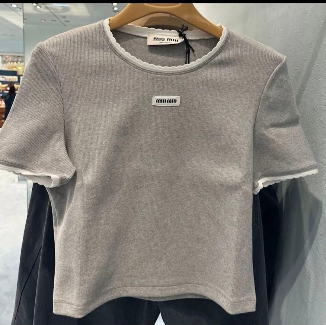 ミュウミュウ　コットン半袖
