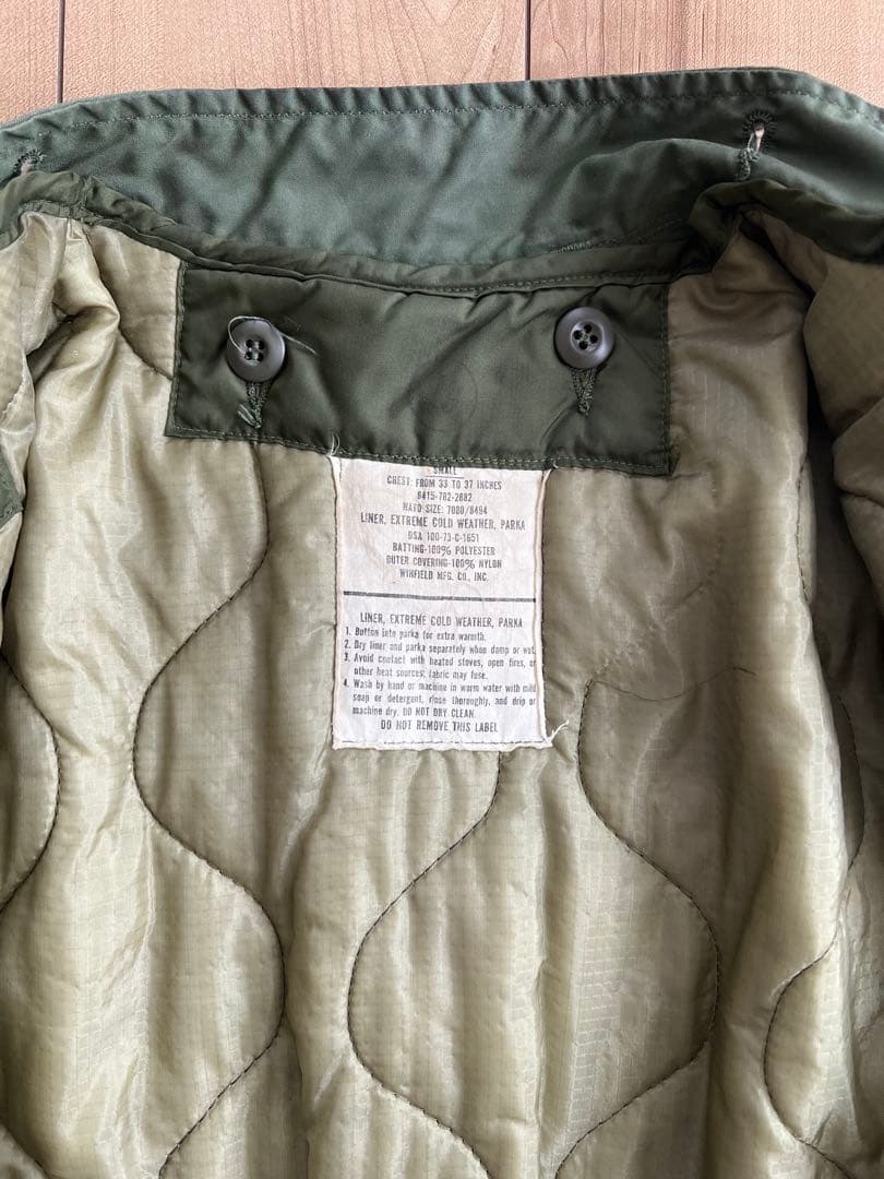 【米軍実物】M65フィッシュテールパーカ - XSMALL