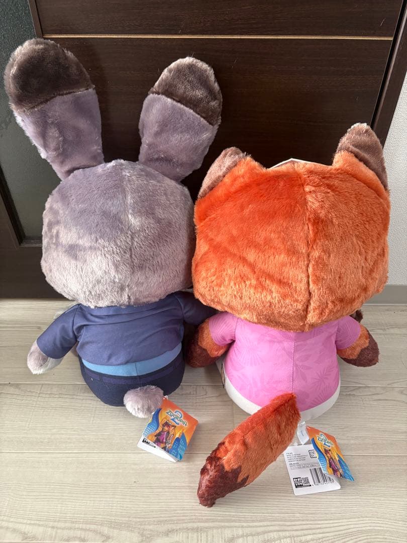 塩*a様 早い者勝ち‼️ズートピア2 スーパーラージ ぬいぐるみ ニック＆ジュデ