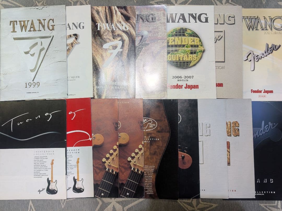1990〜 Fender Japan Twang カタログ 16冊セット