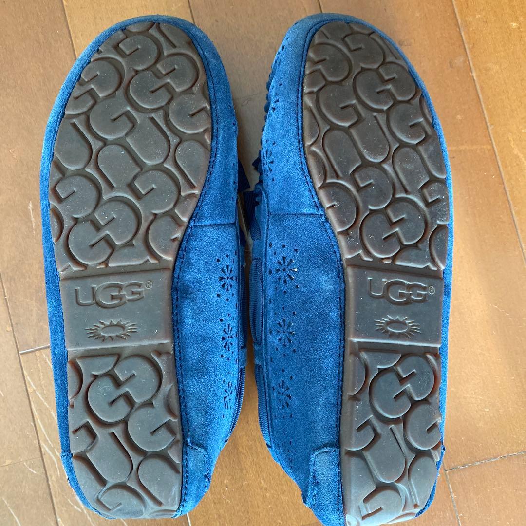 UGG モカシン 24 ネイビー