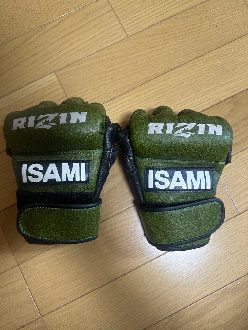 ア*読様 RIZINオープンフィンガーグローブsサイズ